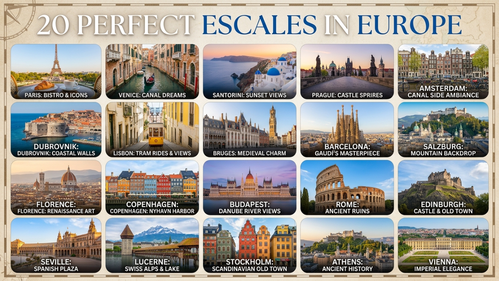 20 Perfect Escales in Europe - Guía de Tripulante