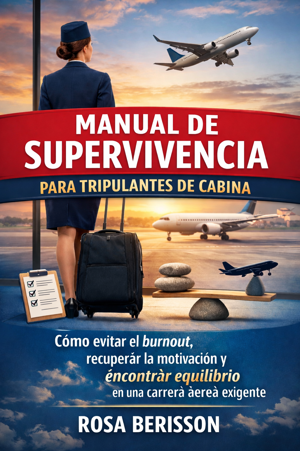 MANUAL DE SUPERVIVENCIA PARA TRIPULANTES DE CABINA  “Cómo evitar el burnout, recuperar la motivación y encontrar equilibrio en una carrera aérea exigente”