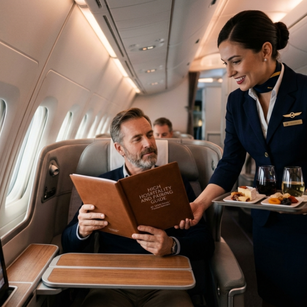 Austrian Wine Above the Clouds — Miniguía Premium de Vinos a Bordo