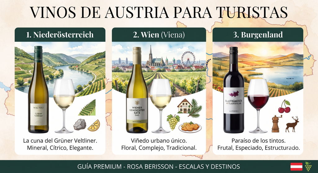 Vinos Austriacos para Viajeros- Guia Premiun.