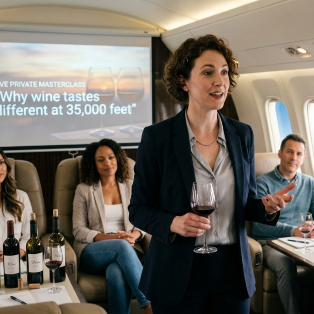Austrian Wine Above the Clouds — Miniguía Premium de Vinos a Bordo